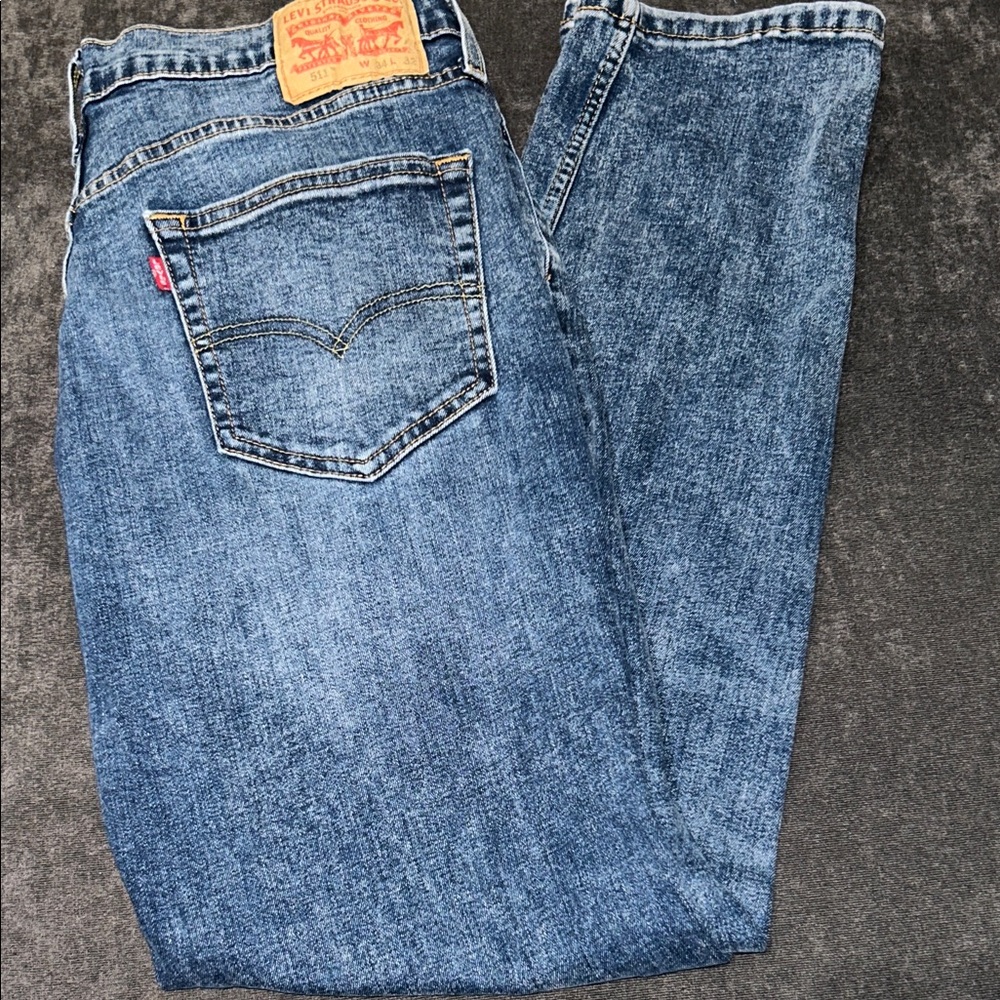 Levi Strauss Denim Blue Jeans (511)